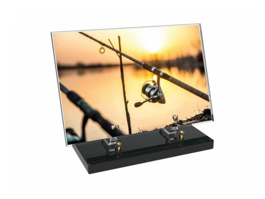 Peach Rectangle Plexiglas Plate