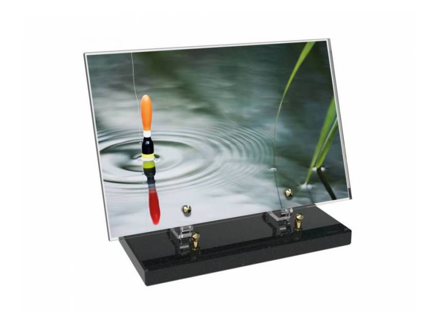 Peach Rectangle Plexiglas Plate
