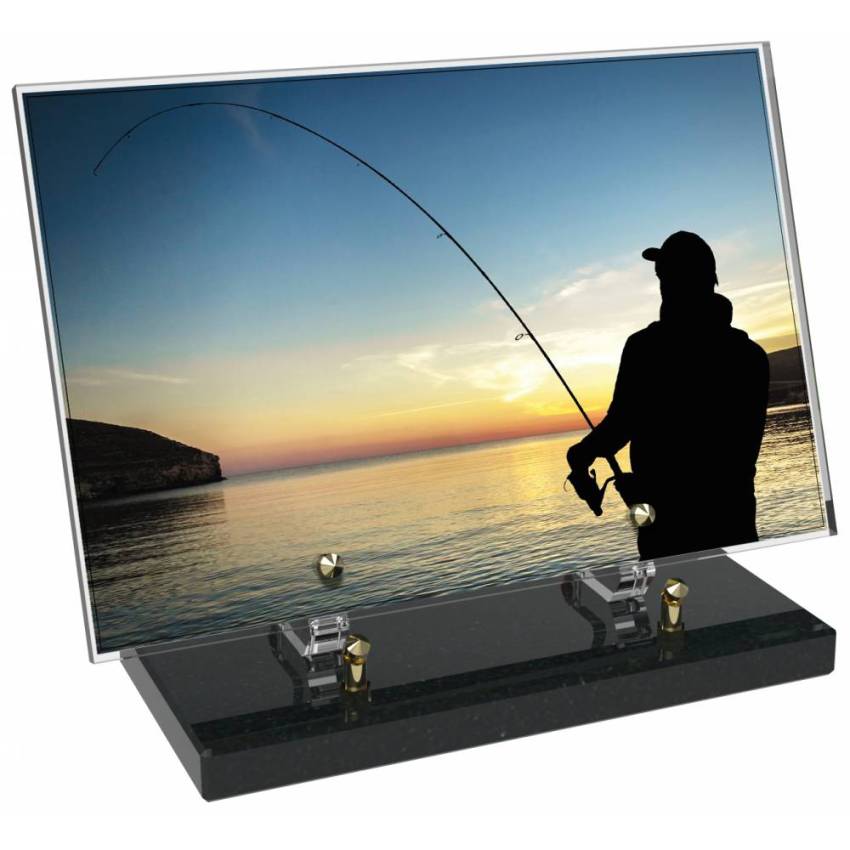 Peach Rectangle Plexiglas Plate