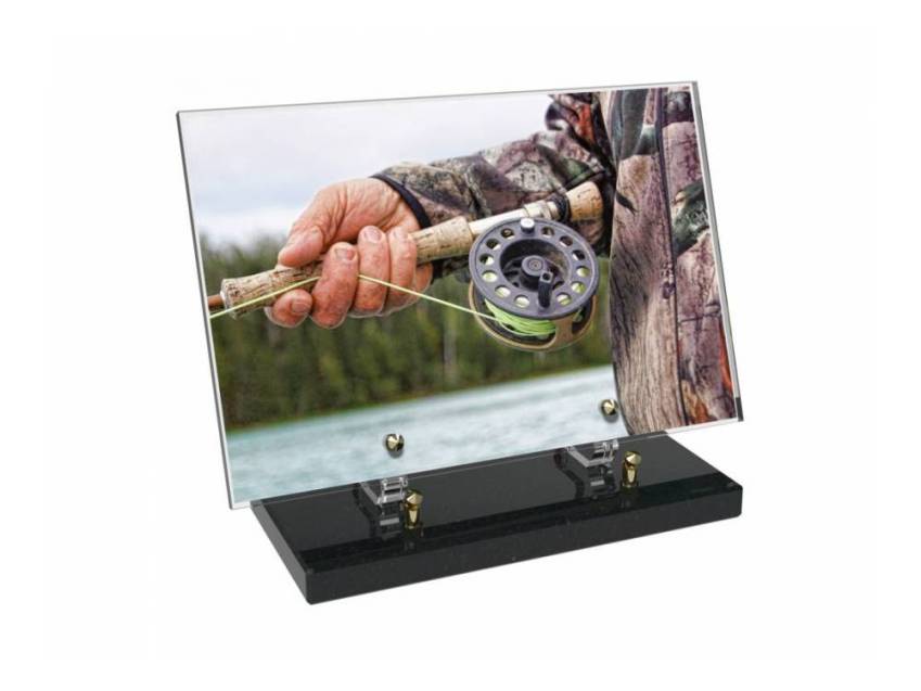 Peach Rectangle Plexiglas Plate
