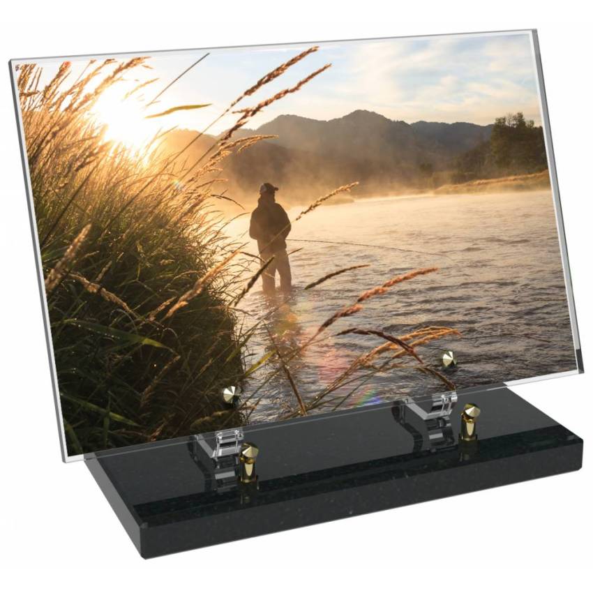 Peach Rectangle Plexiglas Plate