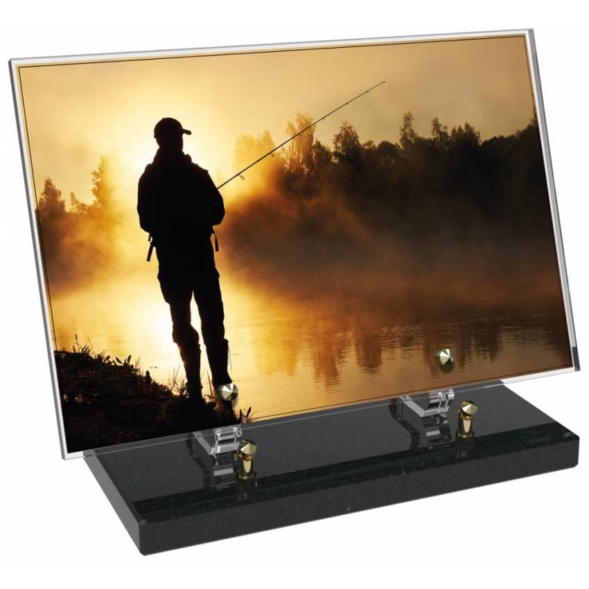 Peach Rectangle Plexiglas Plate