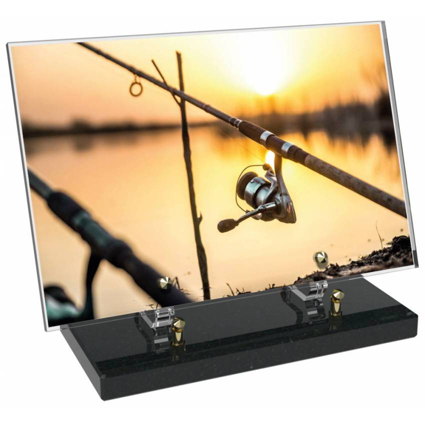 Peach Rectangle Plexiglas Plate