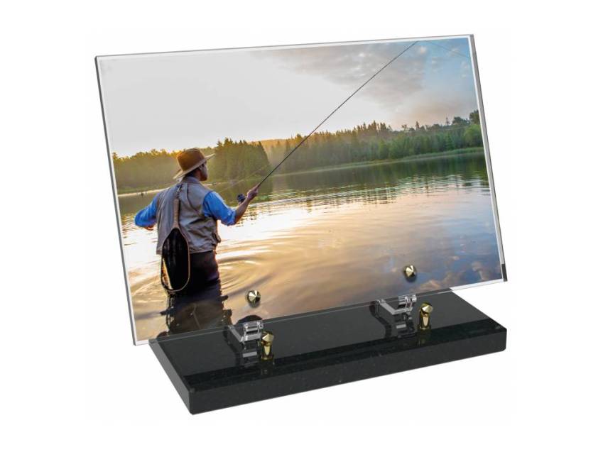 Peach Rectangle Plexiglas Plate