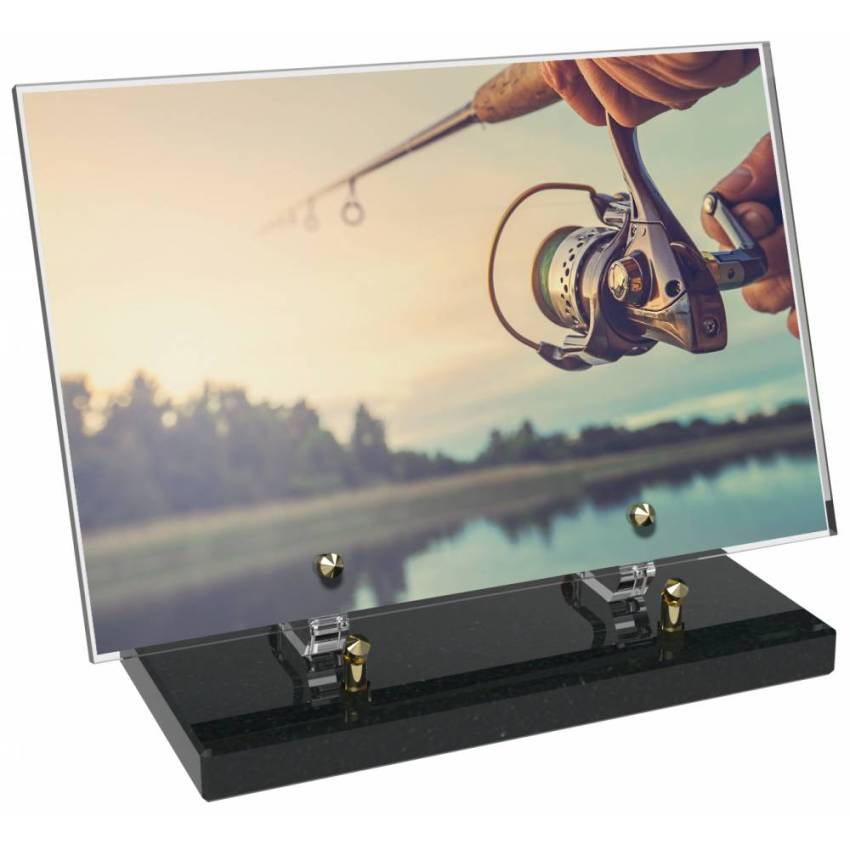 Peach Rectangle Plexiglas Plate