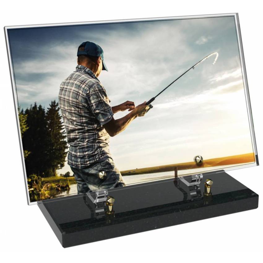 Peach Rectangle Plexiglas Plate